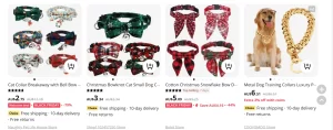 Christmas Pet Collars