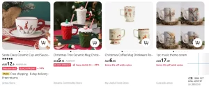 Christmas-Themed Mugs