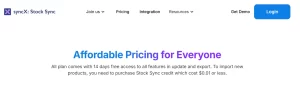 stock sync