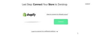 connect your store to shopify