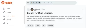 dropship reddit